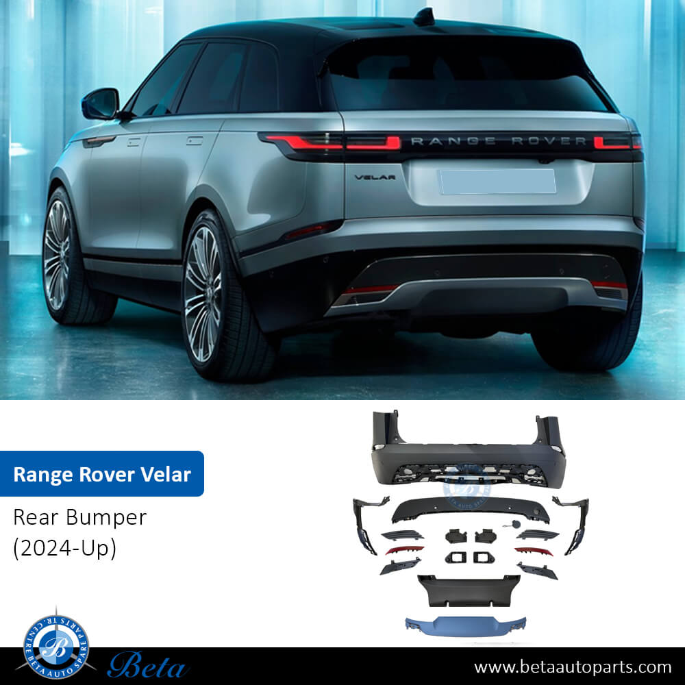 Range Rover Velar (2024-Up), Rear Bumper, China, LR181413 Range Rover Velar (2024-Up), Rear Bumper, China, LR181413